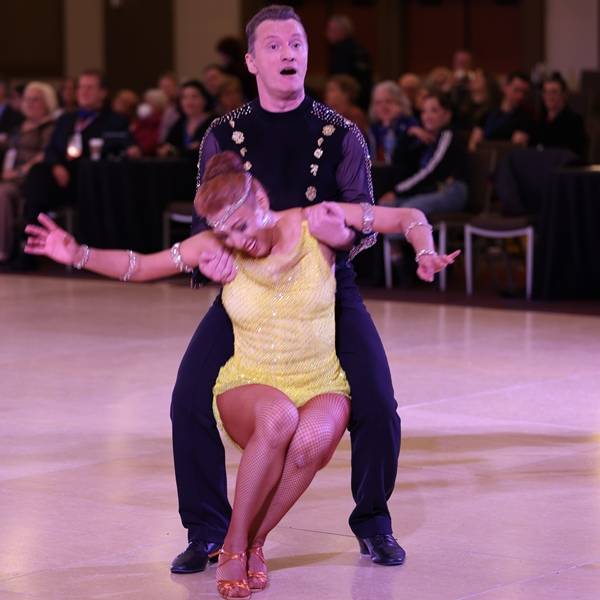 Denis Kojinov and Jeanette Chevalier (USA) dance Jive at USA Dance Nationals