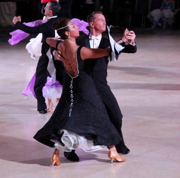 Denis Kojinov and Jeanette Chevalier (USA) dance Tango at USA Dance regional Championship